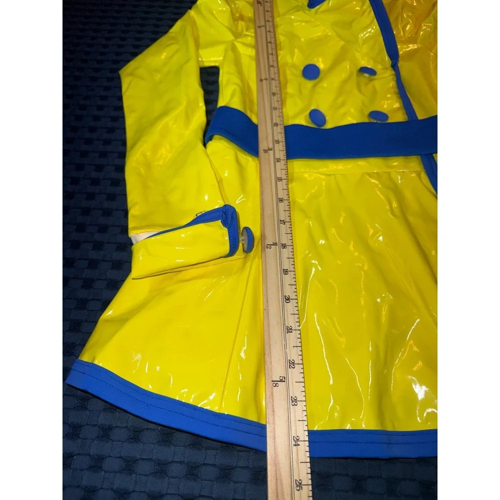 Weissman Dance Costume Yellow Rainjacket Girls Large MC